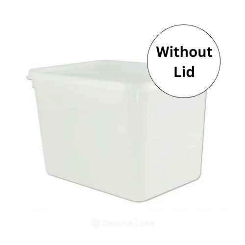 4 Litre Rectangular Containers Ice Cream C13 1pcs 2