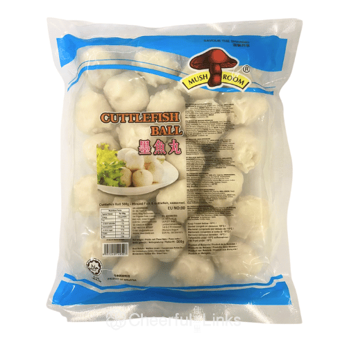 Mushroom Cuttlefish Ball 500g 香菇牌墨魚丸