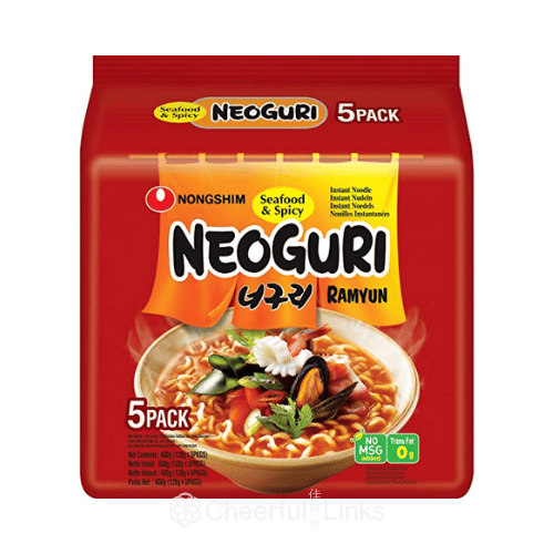 Nong Shim Noodles - Neoguri Udon(Hot) Multi 120g 農心香辣烏龍麵