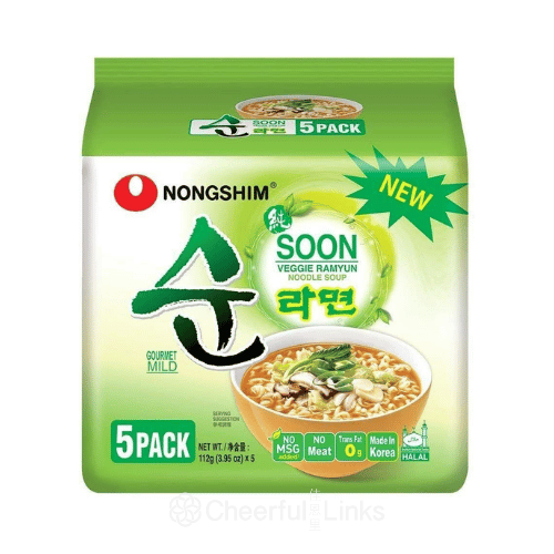 Nong Shim Noodles - Veggie Ramyun (Multi) 112g 農心純素麵