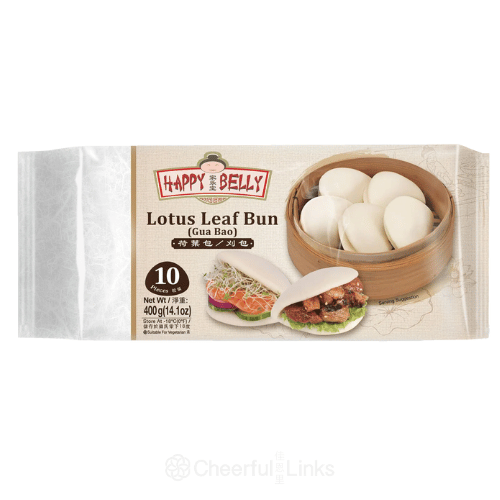 TYJ Happy Belly Lotus Leaf Bun (Gua Bao) 10*40g 第一家荷葉包(刈包)