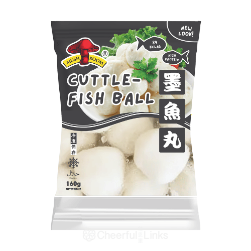 Mushroom Cuttlefish Ball 160g 香菇牌墨魚丸