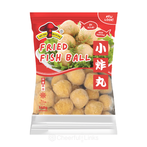 Mushroom Fried Fish Ball - Small 160g 香菇牌 小炸丸