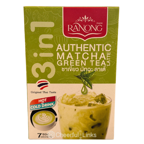 Ranong Tea Matcha Green Tea latte (23g*7) 速溶抹茶綠茶拿鐵