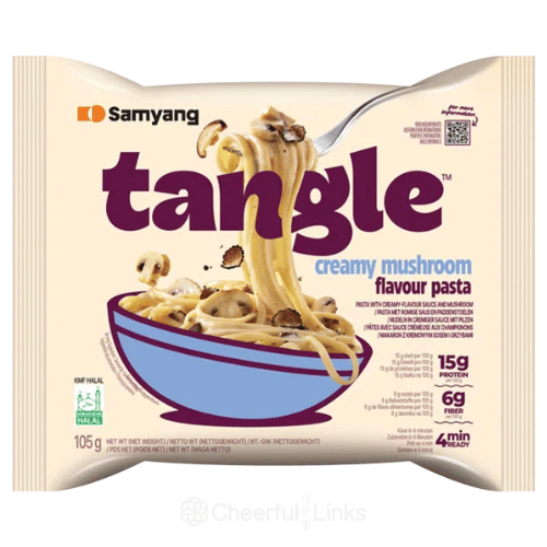 Samyang Tangle Mushroom Cream Pasta 105g 三養意麵 - 蘑菇奶油味