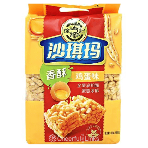 Hsu Fu Chi Egg Sachima 469g 徐福記香酥雞蛋味沙琪瑪 469g