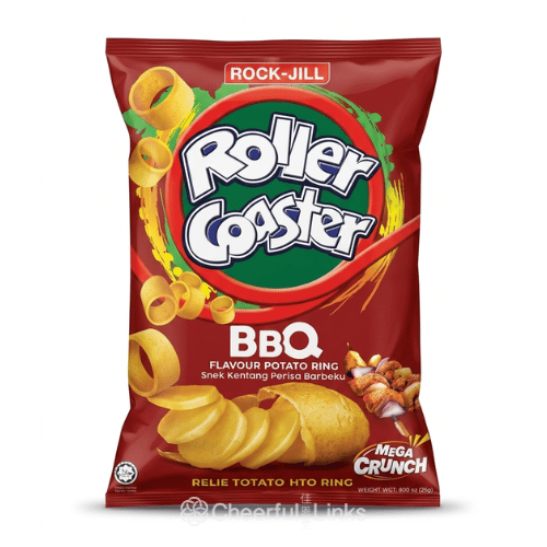 Jack n Jill Roller Coaster BBQ Flavour 60g 燒烤口味圈形零食