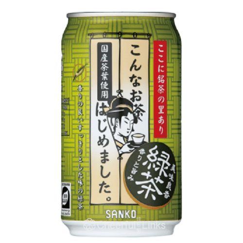 Sanko Green Tea Konnaocha Hajimemashita 340g 三光綠茶 340克