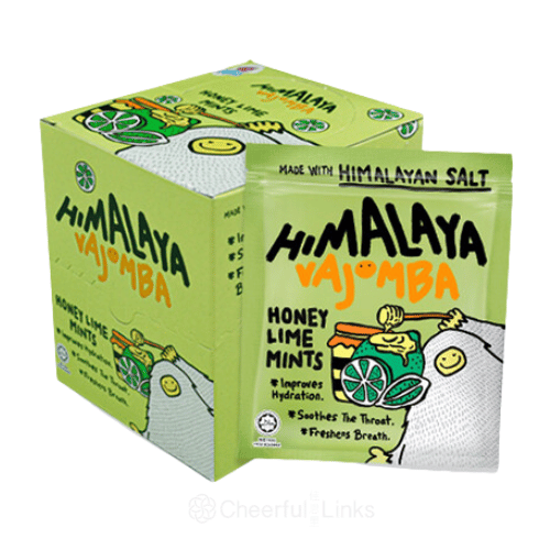 Big Foot Himalaya Salt Honey Lime Candy 15g inner 喜馬拉雅山蜂蜜檸檬味薄荷糖