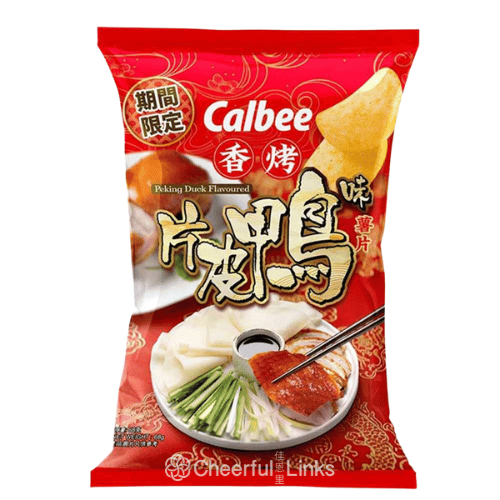 Calbee Potato Crisps - Peking Duck Flavour 68g 卡樂B北京烤鴨味68克薯片